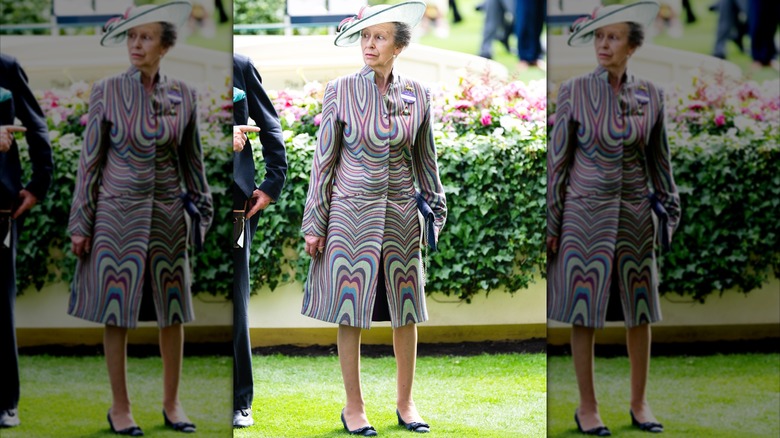 Princess Anne at 2026 Royal Ascot mod coatdress