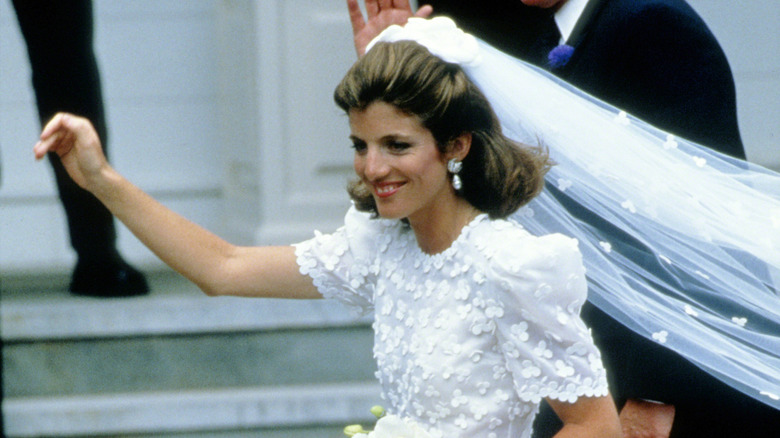 Caroline Kennedy on her wedding day