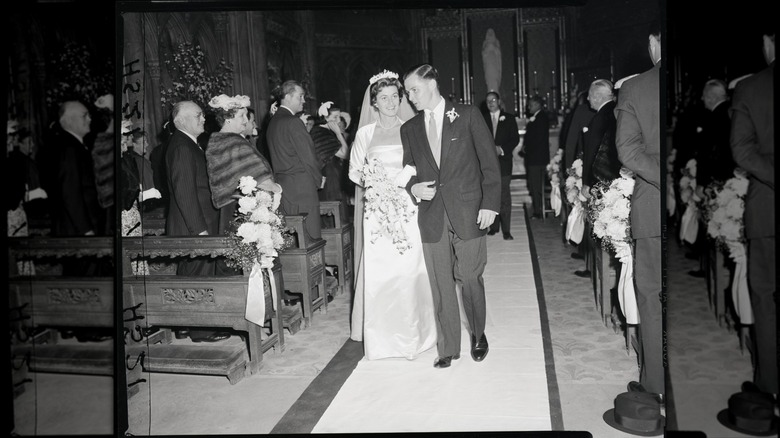 Jean Kennedy Smith and Stephen Smith on their wedding day