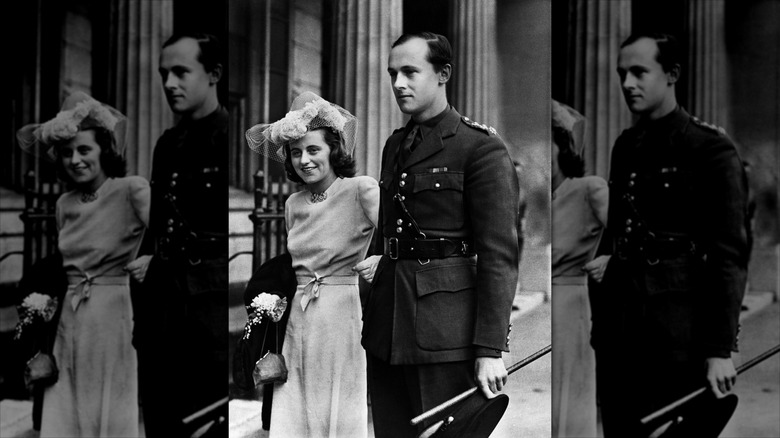 Kathleen and William Cavendish on their wedding day