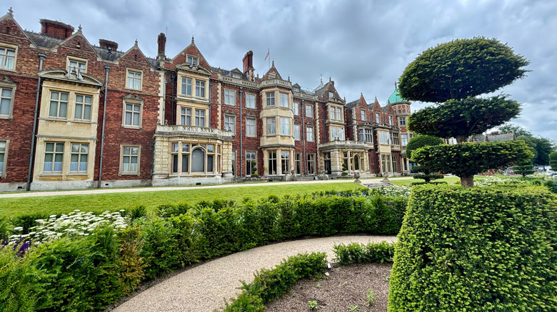 Sandringham House with maze garden