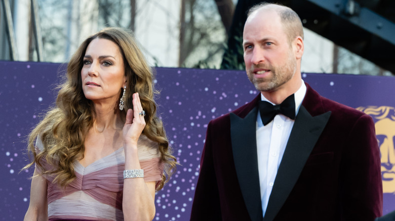 Princess Catherine and Prince William at the BAFTAs