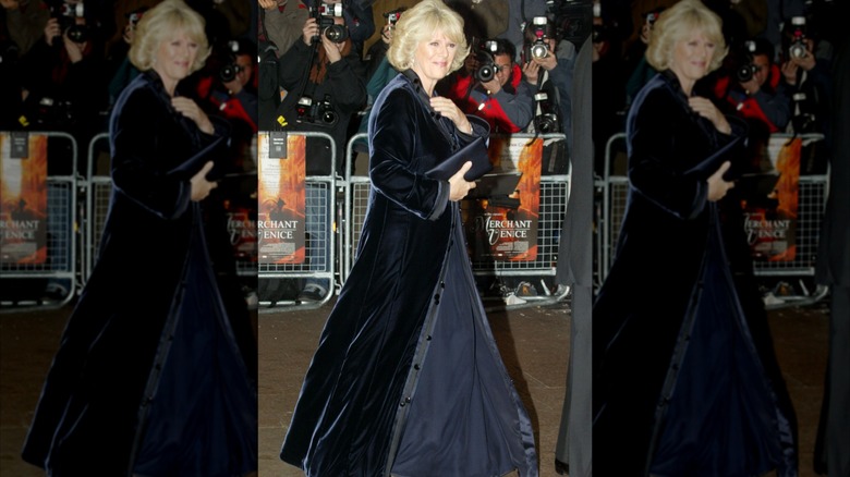Camilla Parker-Bowles attending the 2004 premiere for "The Merchant of Venice"