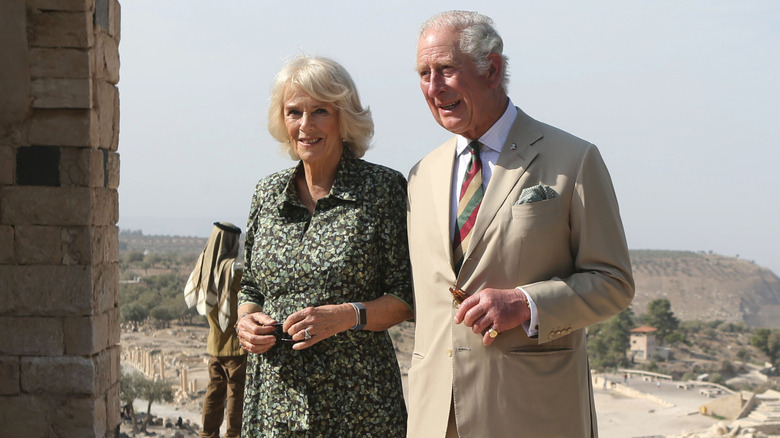 The future Queen Camilla and King Charles in Jordan