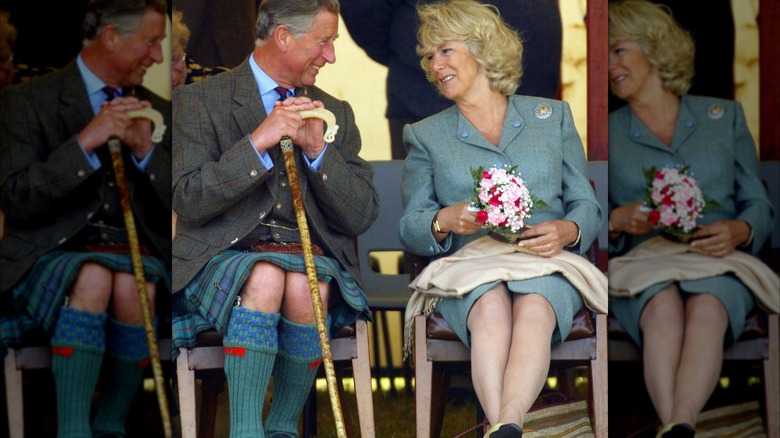 King Charles and Queen Camilla at the Mey Games in 2004