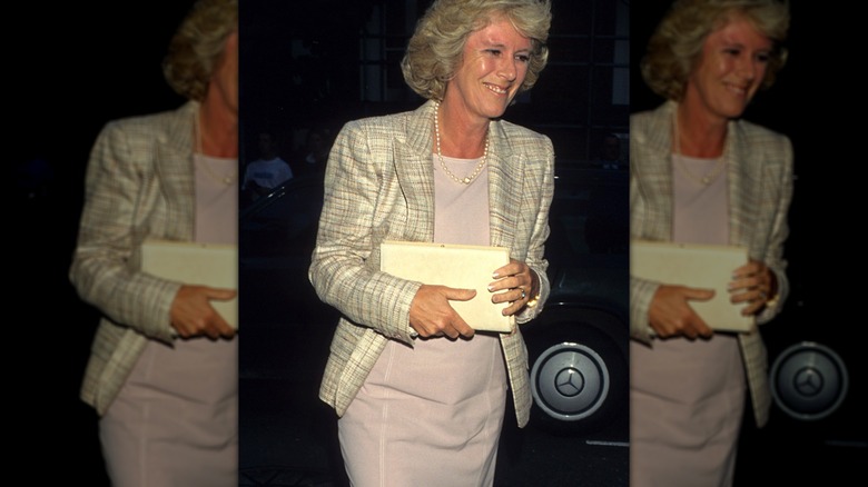 Camilla Parker-Bowles attending the David Frost Garden party 1998