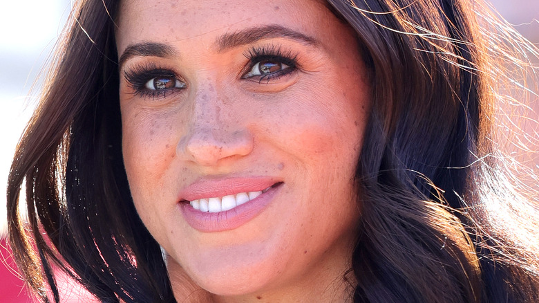 Meghan Markle smiling at the Invictus Games