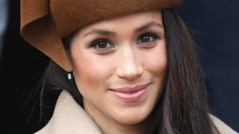 Meghan Markle smiling