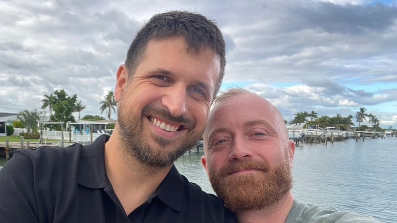 Keith Bynum and Evan Thomas taking a selfie