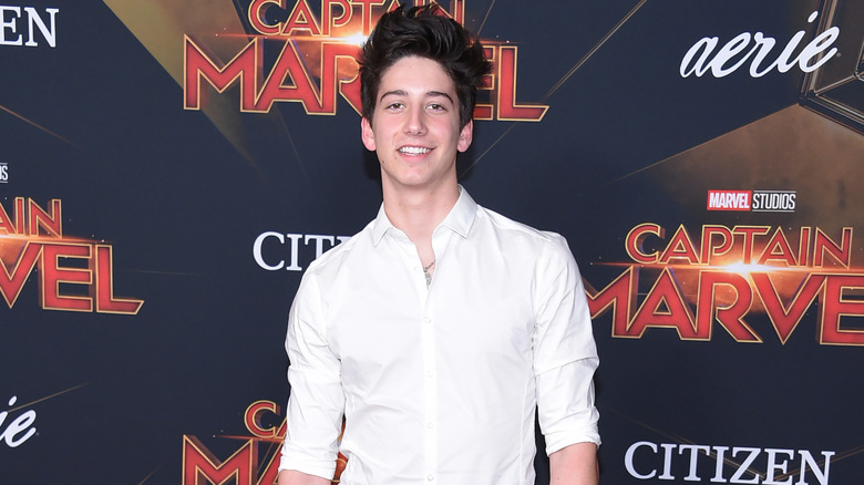 Milo Mahneim at a press event.