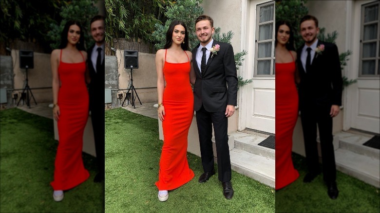 Amelia Gray Hamlin and her prom date