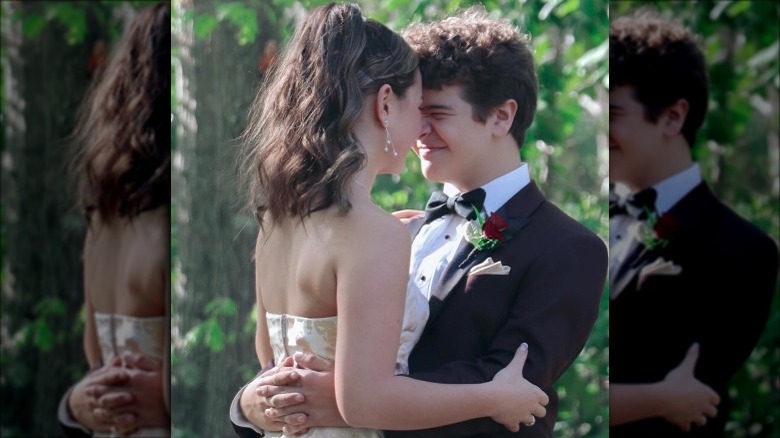 Gaten Matarazzo and his prom date