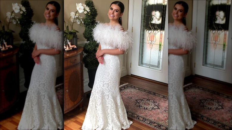 Madisyn Shipman in her prom dress