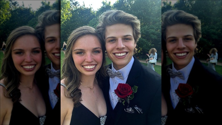 Sam Dezz and his prom date