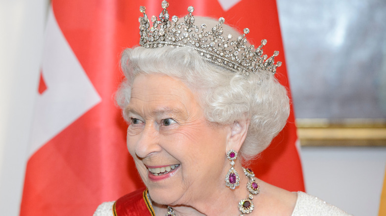 Queen Elizabeth in tiara