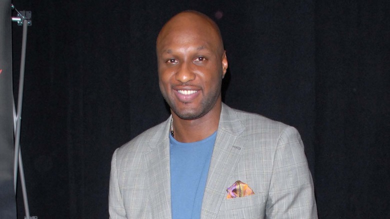 Lamar Odom at event