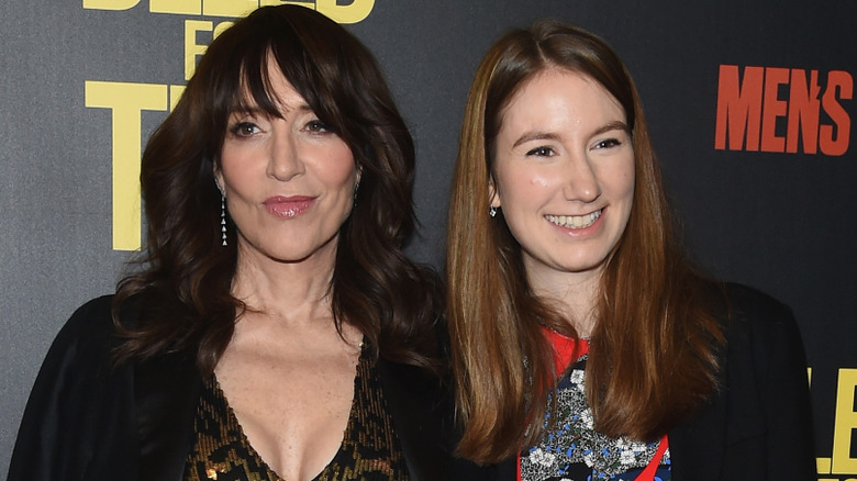 Katey Sagal with her daughter, Sarah White, at the "Bleed For This" premiere