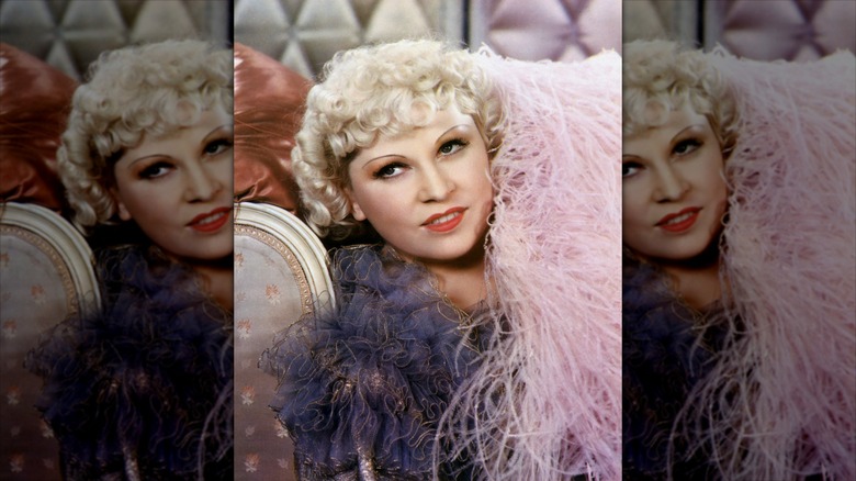 Mae West posing for a photo