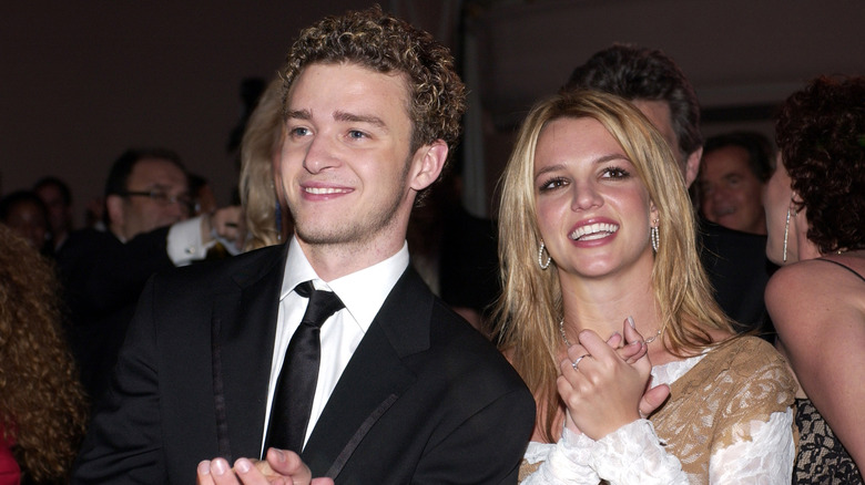 Britney Spears and Justin Timberlake at the Grammys