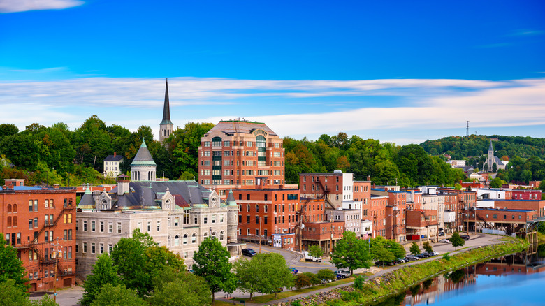 Skyline of Augusta, Maine