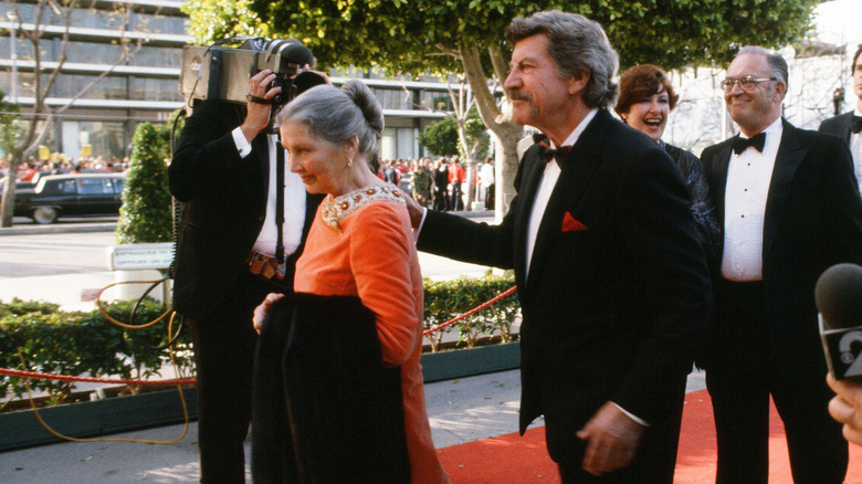 Robert and Catherine Preston en route to the 1983 Academy Awards