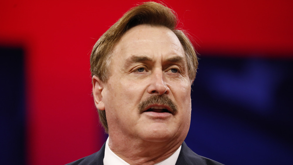 MyPillow CEO Mike Lindell close up