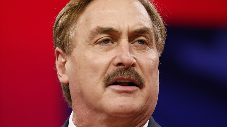 Close up of Mike Lindell