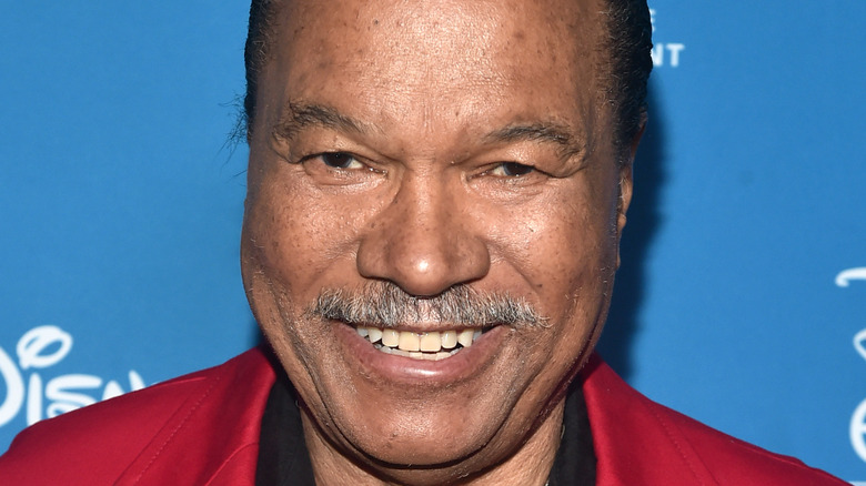 Billy Dee Williams smiling on the red carpet