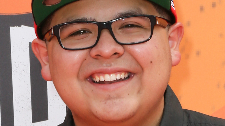 Rico Rodriguez poses on the red carpet
