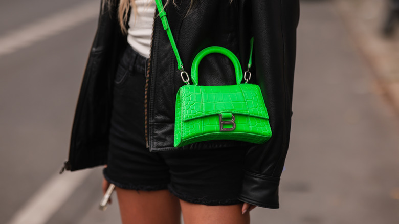 Neon handbag
