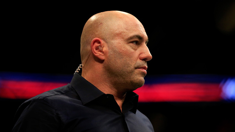 Joe Rogan looking to the side