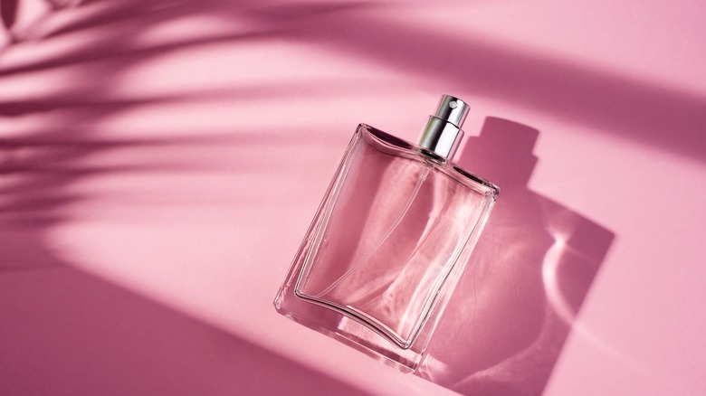 transparant perfume bottle