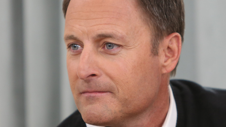 Chris Harrison looking serious