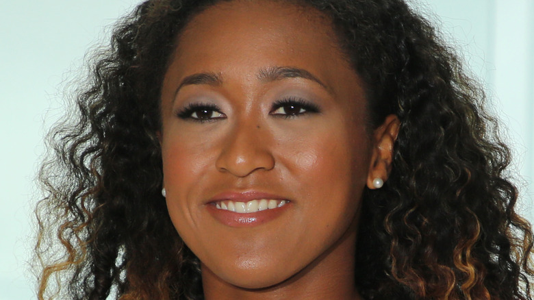 Naomi Osaka smiling