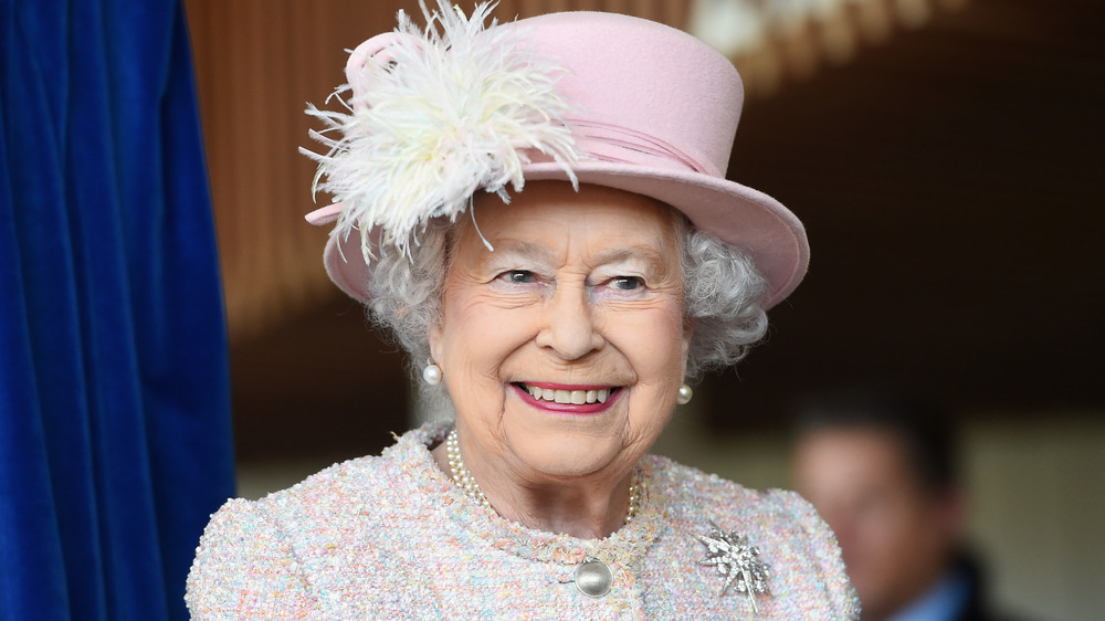 Queen Elizabeth smiling