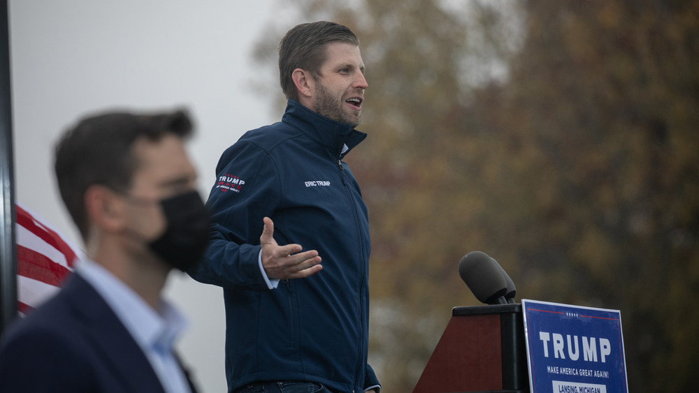 Eric Trump in October 2020