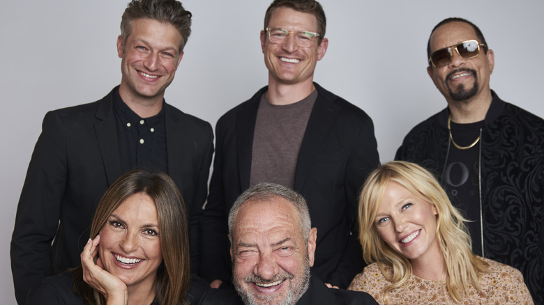 Dick Wolf and the cast of Law & Order SVU