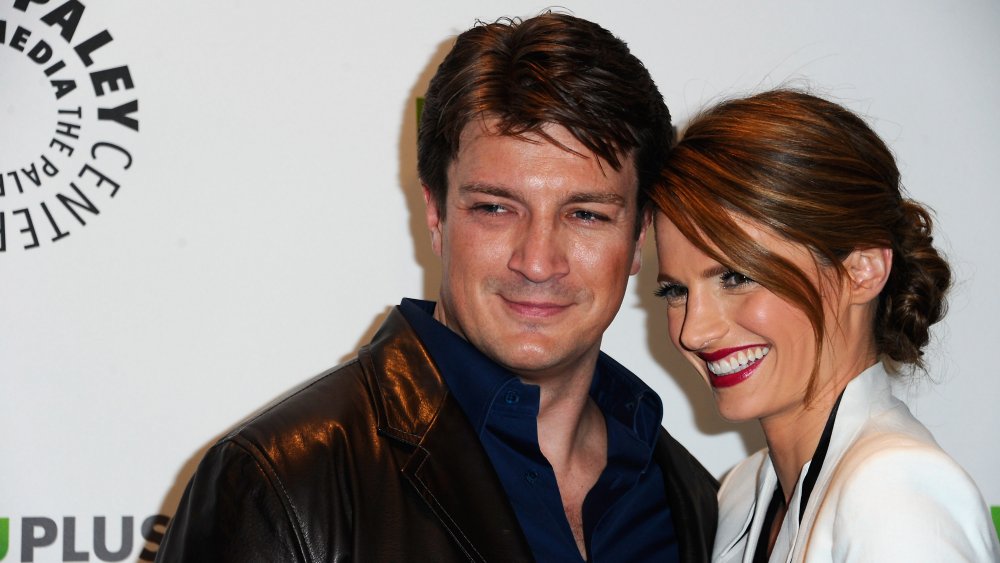 Stana Katic and Nathan Fillion