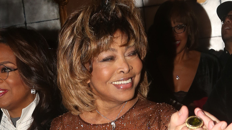 Tina Turner smiling
