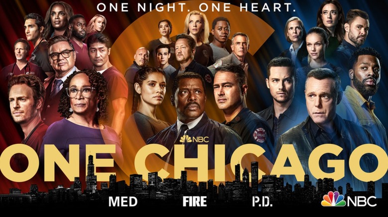 A promo image from NBC's special One Chicago Night