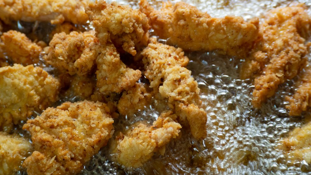 Chicken frying