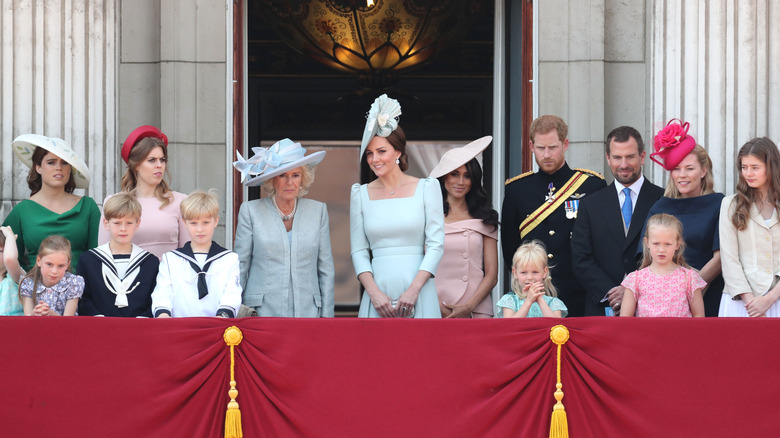 The royal family at Queen's jubilee 