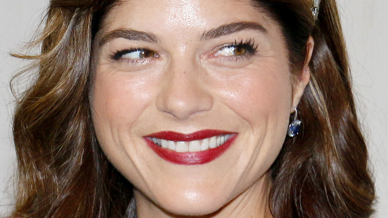 Selma Blair smiling