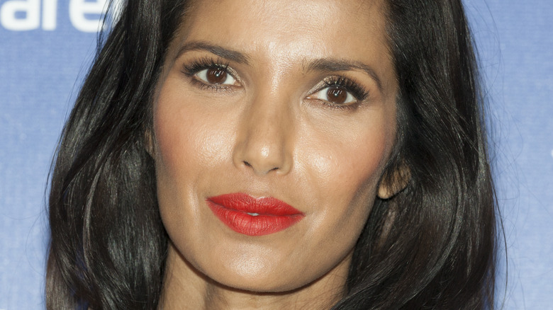 Padma Lakshmi at a red carpet