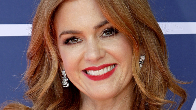 Isla Fisher smiling