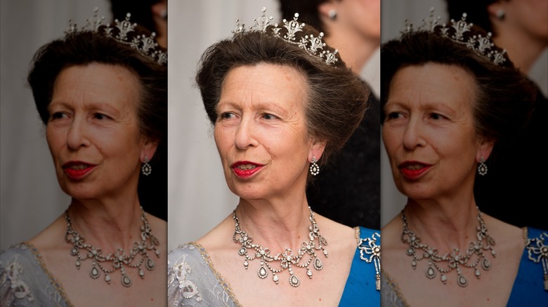 Princess Anne smiling