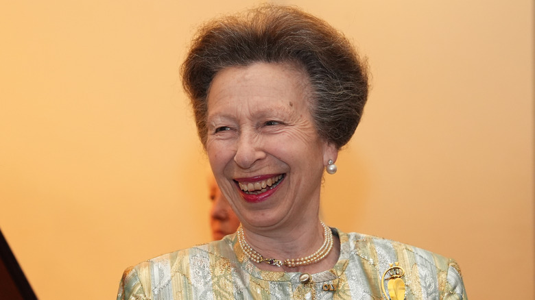 Princess Anne smiling