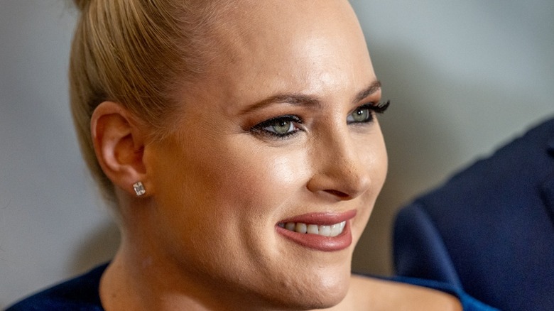 Meghan McCain smiling during event