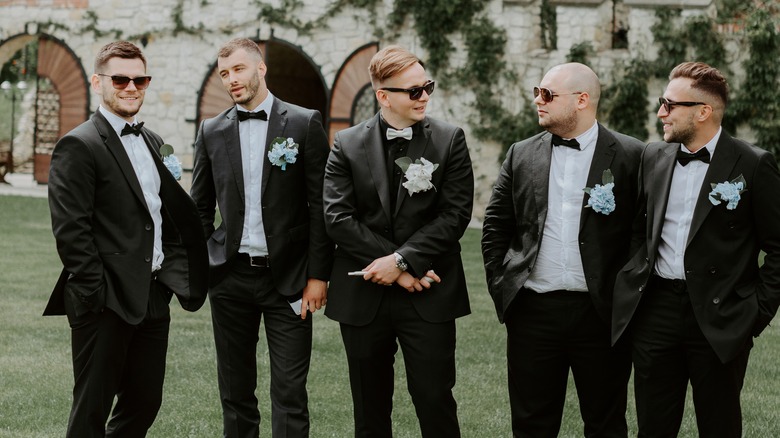 Groomsmen at a wedding