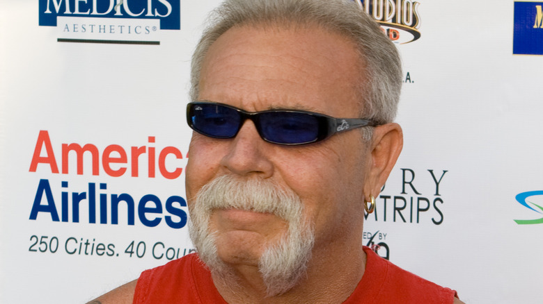 Paul Teutul Sr poses on the red carpet